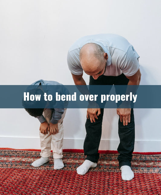 How to bend over properly - Posturehealing